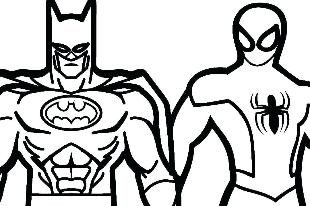 1080x720 Superman Cartoon Coloring Pages Batman Printable Coloring Pages