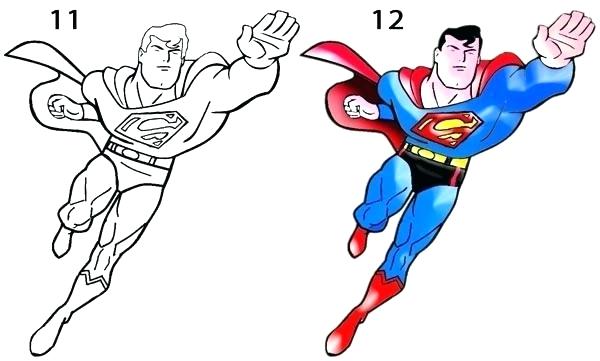 600x361 Superman Pictures To Draw Superman Drawing How To Draw Step