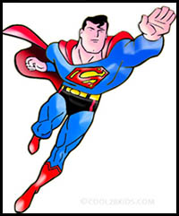 200x241 How To Draw Superman Comics Drawing Tutorials Drawing How