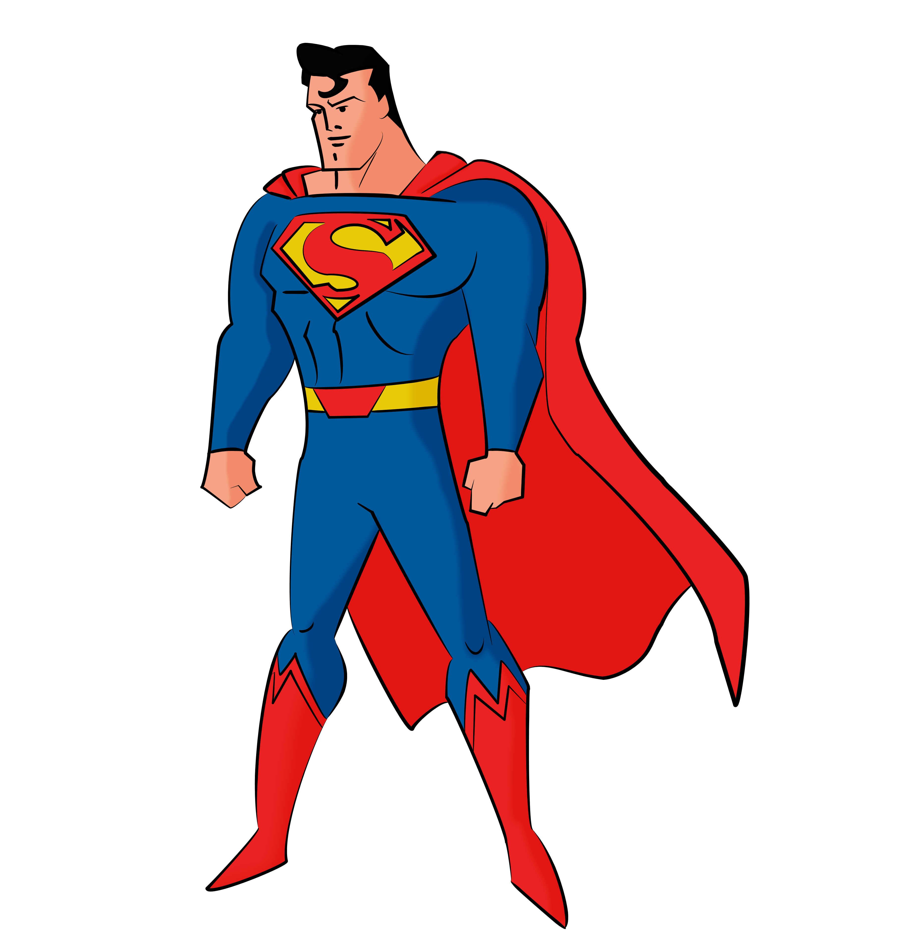 3641x3818 Collection Of Free Superman Drawing Person Download On Ui Ex