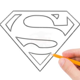 336x336 Superman Drawing Pics Logo Images Easy Tutorial I Fertility