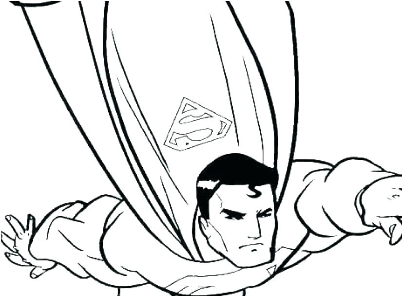 827x609 Free Superman Coloring Pages Superman Coloring Pages Drawing