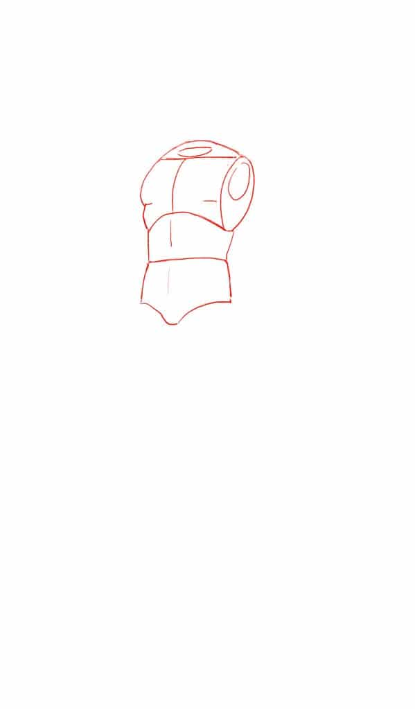 599x1024 How To Draw Superman Full Body Step