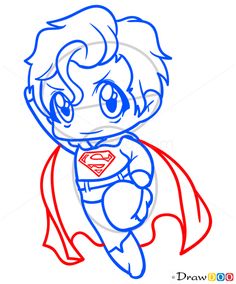 236x284 Best Superman Chibi Images Caricatures, Cartoons, Superman Drawing
