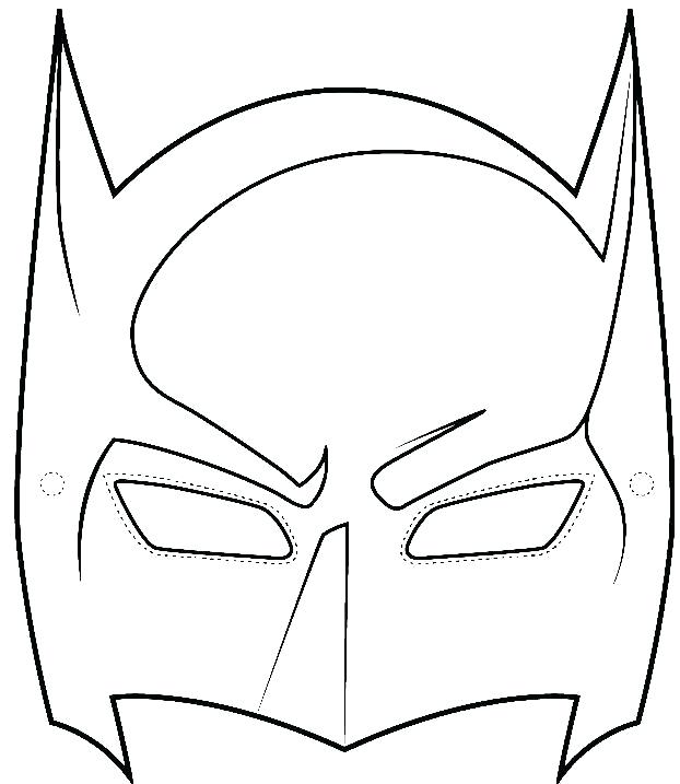 622x717 Batman Mask Drawing Sample Batman Mask Template Best Best Batman