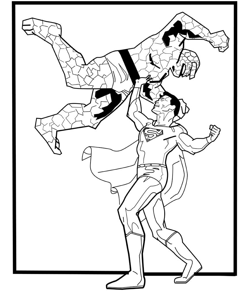 864x1008 When Comic Books Ruled The Earth Superman Versus The Thing