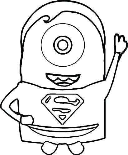 411x500 Free Coloring Pages Superman Images Of C Superman Logo Coloring
