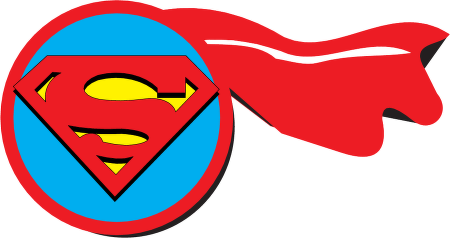 450x238 Superman Symbol Clipart