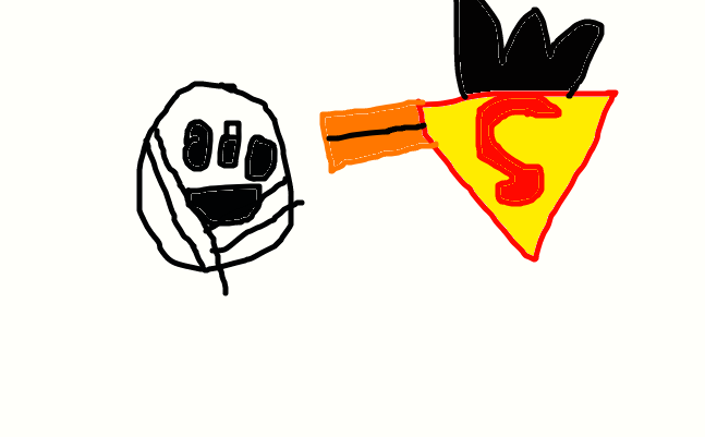 647x401 Penelope As Catwoman And Daffy As Superman Logos