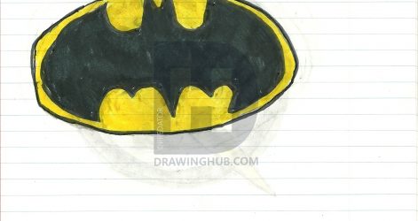 471x250 Batman Superman Logo Drawing Outline For Beginners Simple