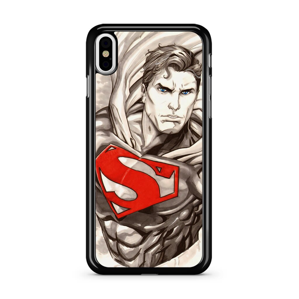 1024x1024 Superman Pencil Drawing Iphone X Case
