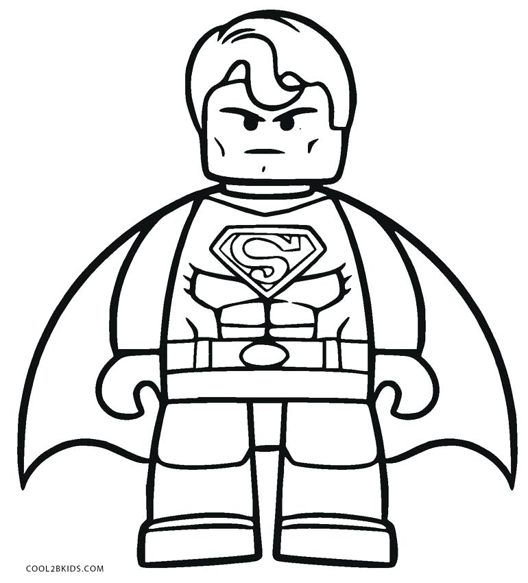 770x850 Colour In Superman Free Coloring Pages Superman Color Drawing