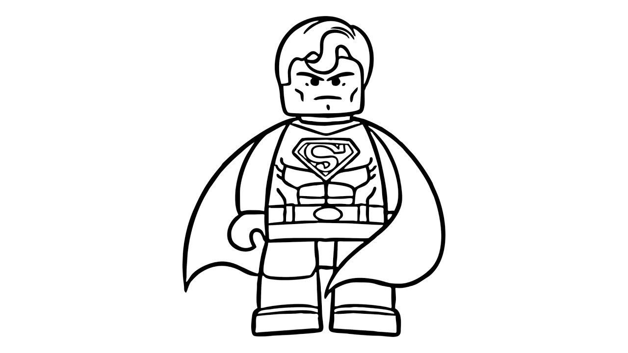 1280x720 Como Desenhar O Superman Lego