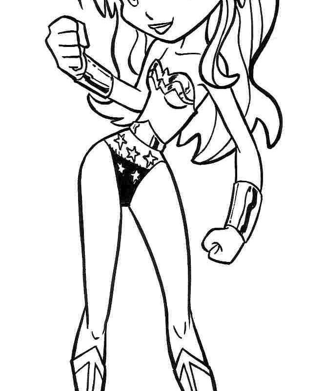 666x800 Wonder Woman Colorings Comics Logo Colouring For Adults Free