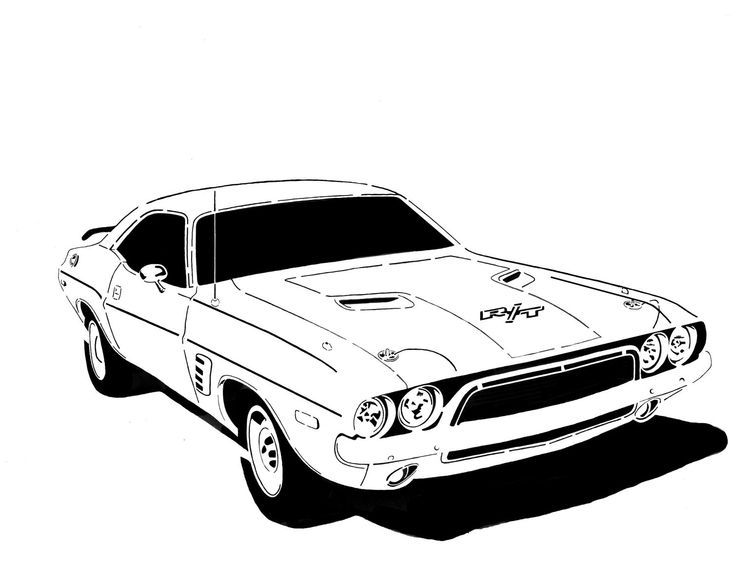 736x585 Drawing Chevy Impala Supernatural