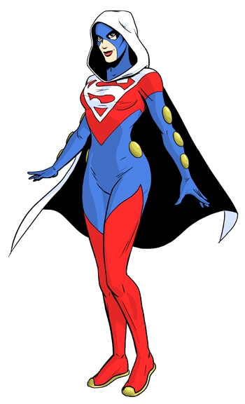 350x576 Superwoman, In Dennis Culver's Daily Drawings Comic Art Gallery Room