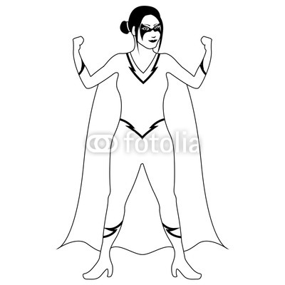 400x400 Superwoman Cartoon Character Sketch Buy Photos Ap Images