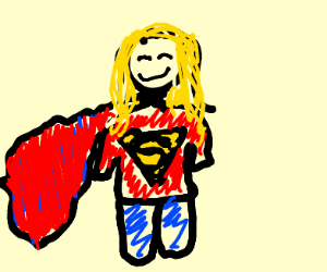 300x250 Superwoman Giving A Presentation