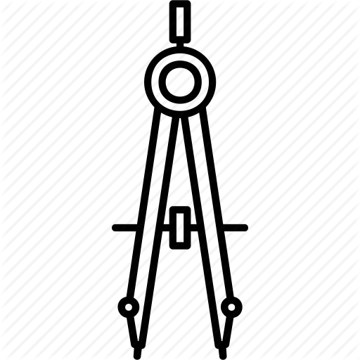 512x512 Circle, Compass, Draw, Drawing, Office, Supply, Technical Drawing Icon