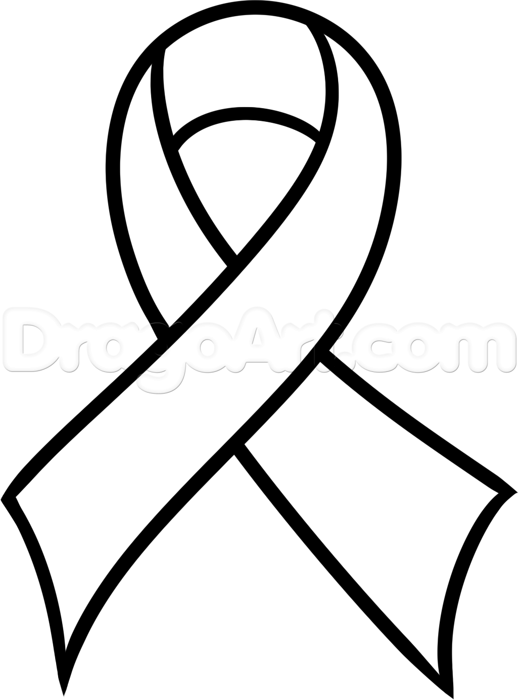 1027x1385 Drawing A Support Our Troops Ribbon, Step
