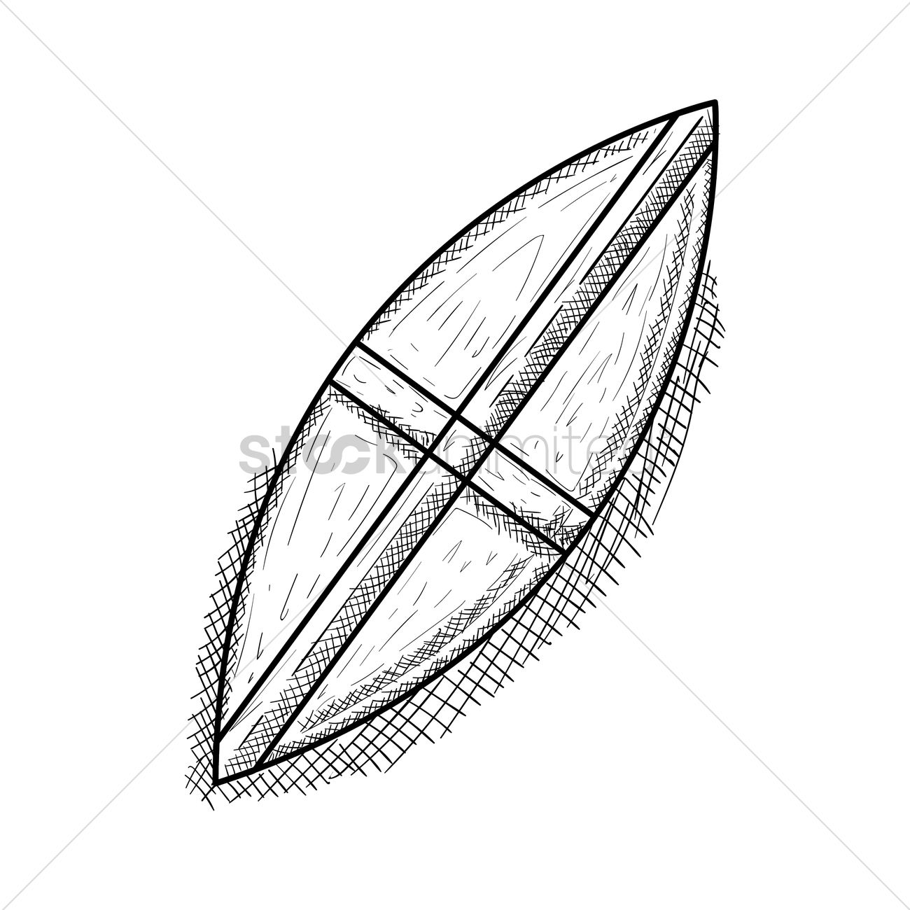 1300x1300 Surfboard Vector Image