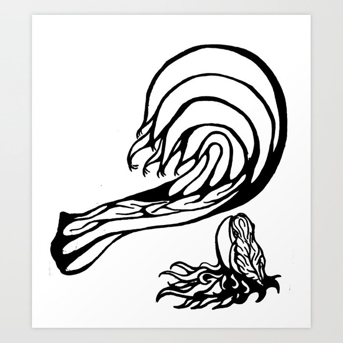 700x700 Surfer Girl In Lineup Art Print