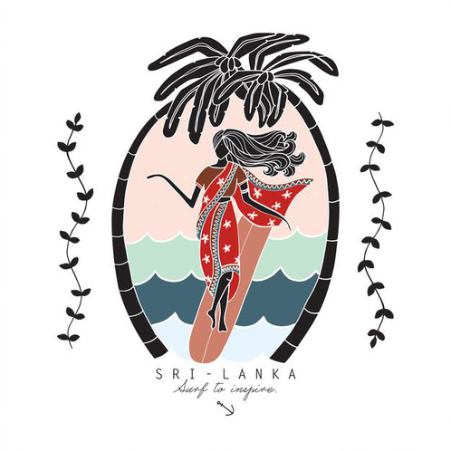 498x498 Surfer Girl In Sari