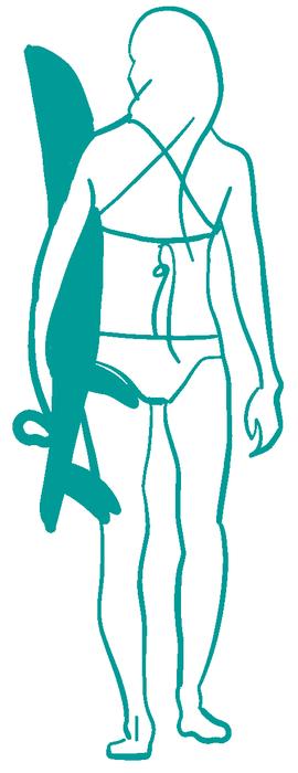 270x700 hbarsci surfer girl vinyl decal