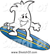164x175 Royalty Free Surfing Stock Sketch Designs