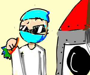 300x250 Rocket Surgeon Eating A Carrot
