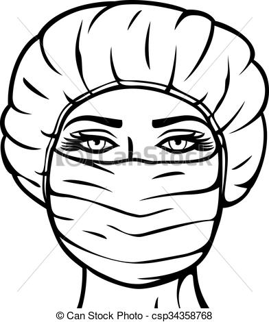 392x470 Woman Doctor In Surgical Mask