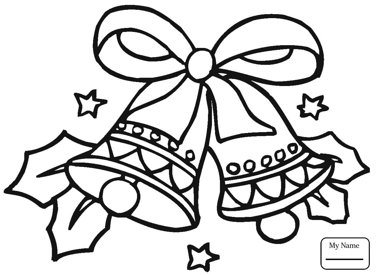 1224x895 Surprise Jingle Bells Coloring Pages Christmas Bell Holidays