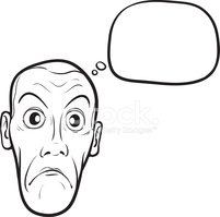 201x199 Whiteboard Drawing Surprised Guy Face With Speech Bubble Stock