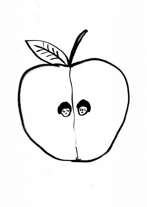 495x700 Apple Drawing Surreal For Free Download