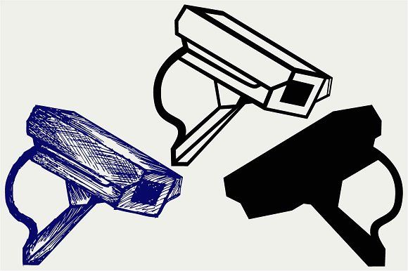 580x386 Outdoor Surveillance Camera Graphic