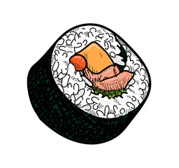256x240 Search Photos Sushi Drawing