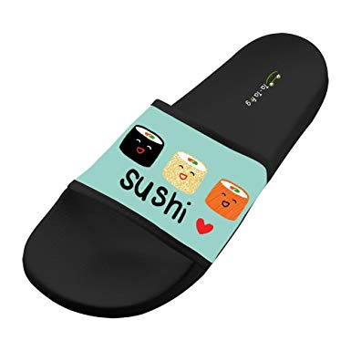 385x385 Kouy Summer Unisex Cute Sushi Drawing Home Slippers