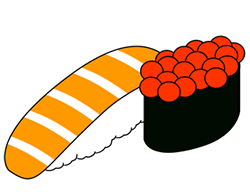250x192 Cartoon Sushi Step
