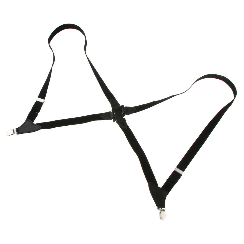 1000x1000 men's suspenders adjustable elastic side clip pants braces formal