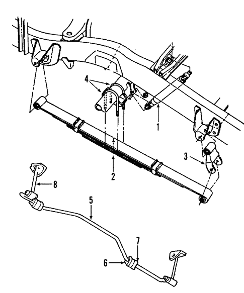 485x583 Rear Suspension For Mitsubishi Raider Durocross Auto Parts