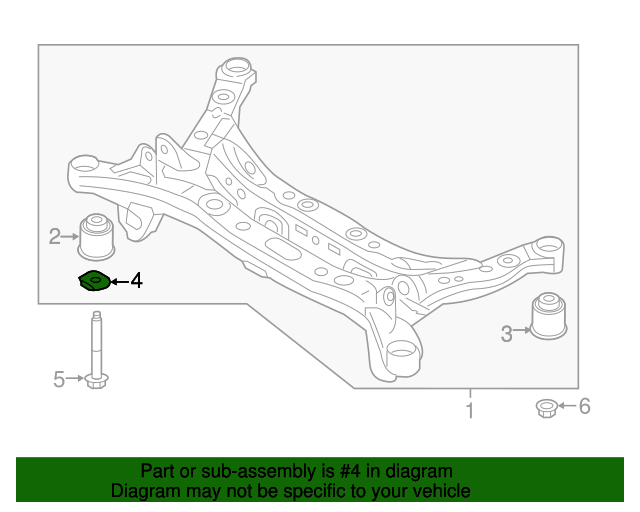640x512 Suspension Cross Member Stopper