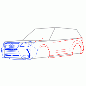 302x302 How To Draw An Suv, Step