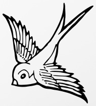 190x208 Swallow Bird Wings Lark Fly Summer Holiday Spring Iphone Case