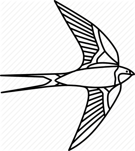 458x512 Bird, British, Fly, Swallow Icon