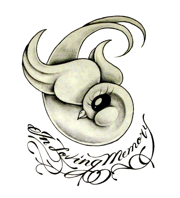 589x647 Let's Keep It Wild Swallow Tattoo