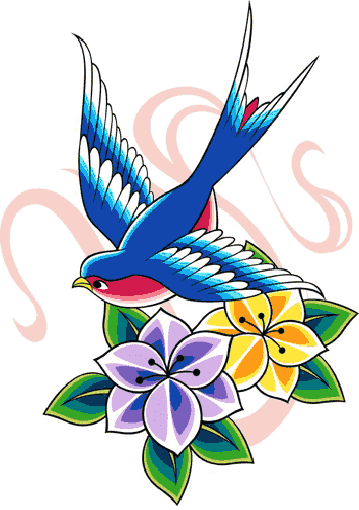 359x510 Let's Keep It Wild Swallow Tattoo