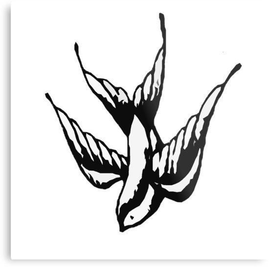 550x545 Swallow Tattoo Fanart Mendes Army Amino