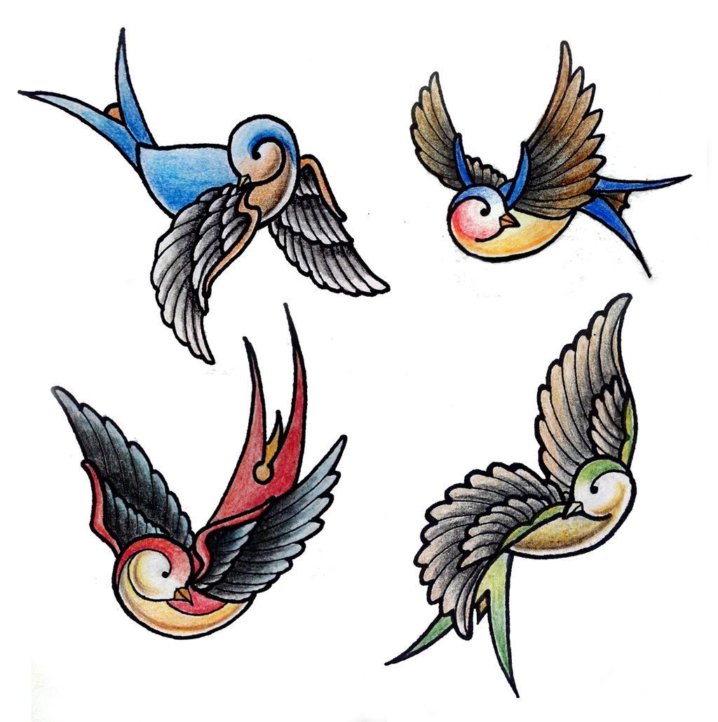 1024x1029 Tattoo Design Gabchik Design Swallow Tattoo Swallows