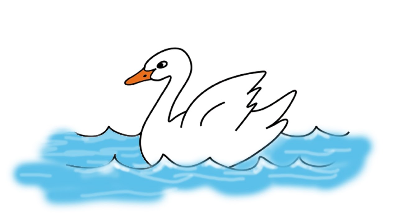 1280x720 How To Draw A Swan