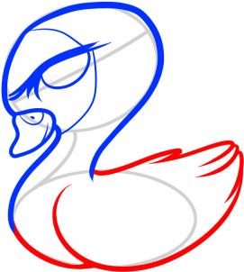 271x302 How To Draw How To Draw A Swan For Kids